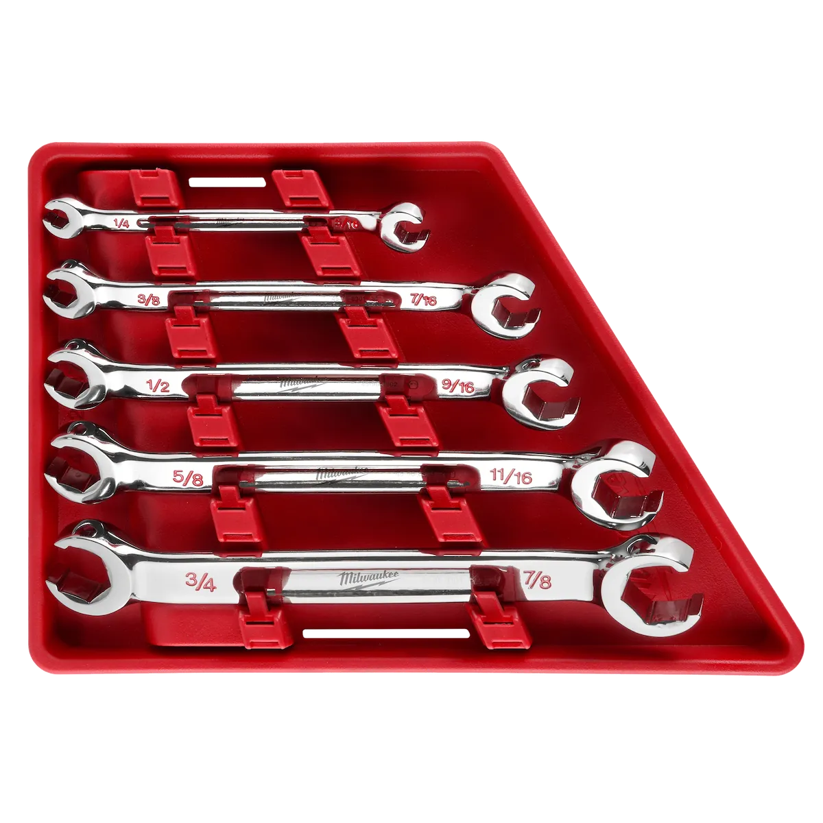 5PC Double End Flare Nut Wrench Set - SAE