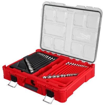 30PC Metric & SAE Combination Wrench Set w/ PACKOUT™ Organizer