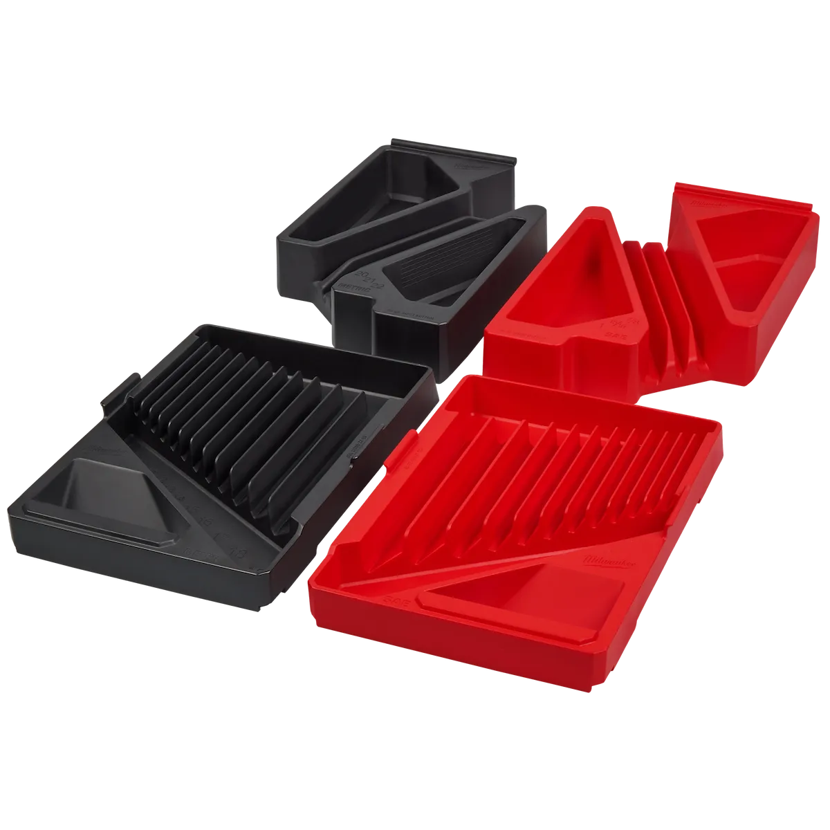 30PC Metric & SAE Combination Wrench Trays