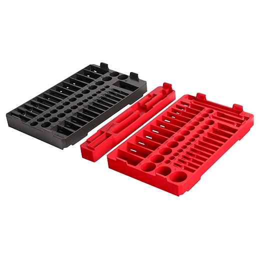 106PC. 1/4" & 3/8” SAE Drive Ratchet and Socket Trays
