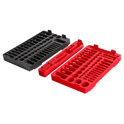 106PC. 1/4" & 3/8” SAE Drive Ratchet and Socket Trays