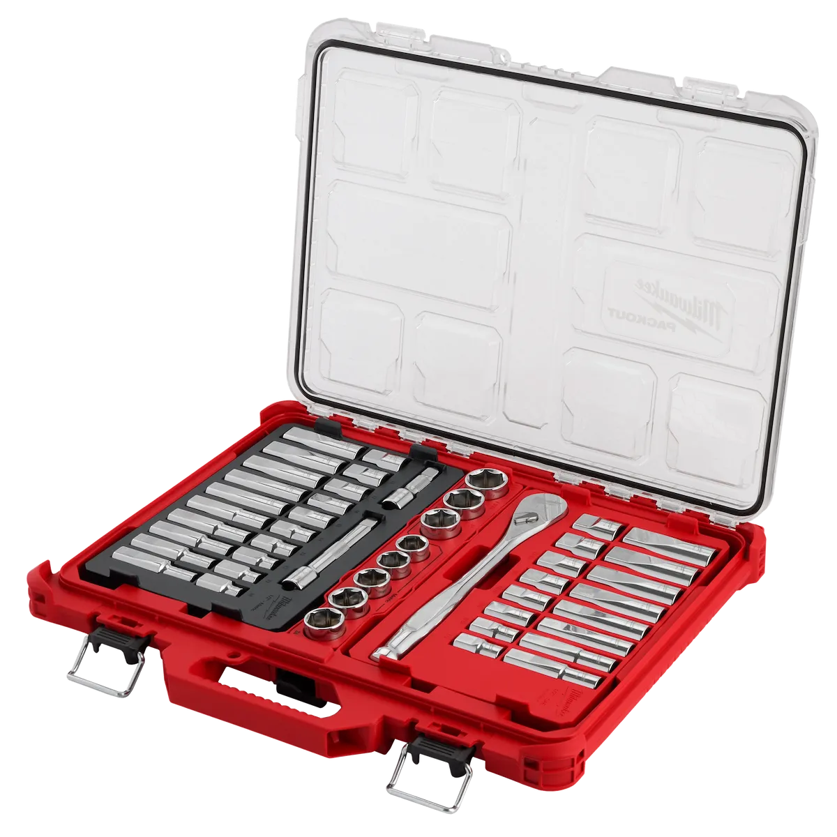Drive Ratchet & Socket Set with PACKOUT™ Organizer