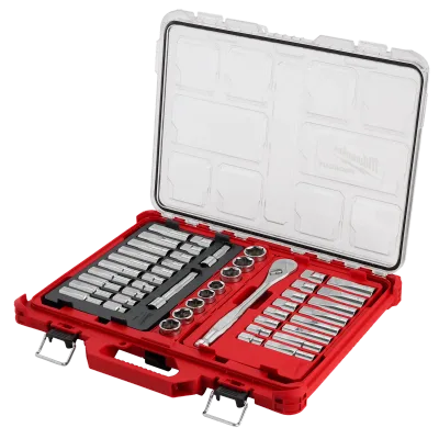 Drive Ratchet & Socket Set with PACKOUT™ Organizer