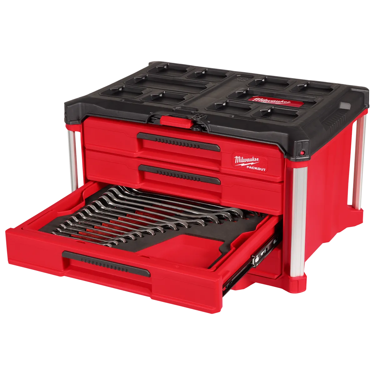 60PC. Metric & SAE Combination Wrench Set w/ PACKOUT™ Organizer