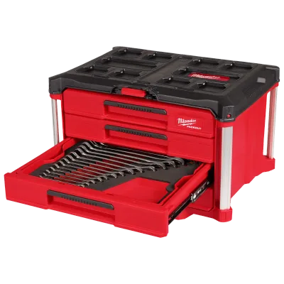 60PC. Metric & SAE Combination Wrench Set w/ PACKOUT™ Organizer