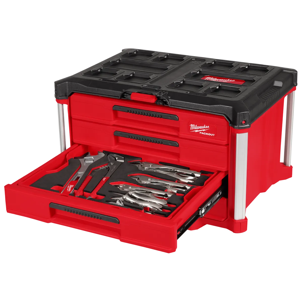 64PC. Hand Tool Set with PACKOUT™ 4 Drawer Tool Box