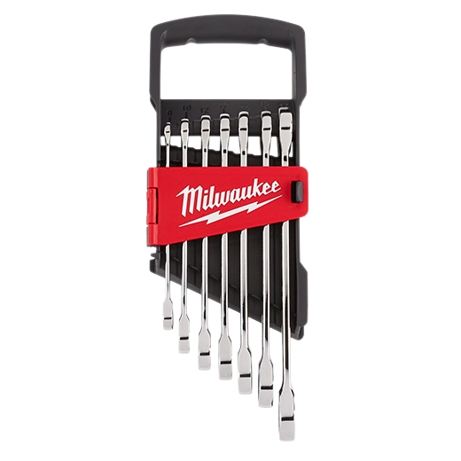 7PC Metric Ratchet Combination Mechanic Wrench Set