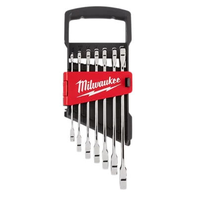 7PC Metric Ratchet Combination Mechanic Wrench Set