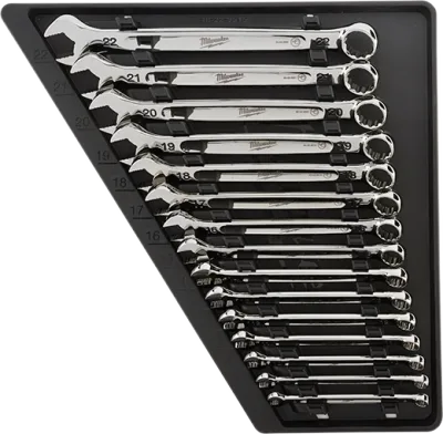 15PC Combination Mechanic Wrench Set - Metric