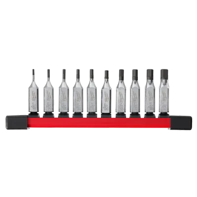 (10PC) 1/4" Drive Hex Bit Socket Set - Sae