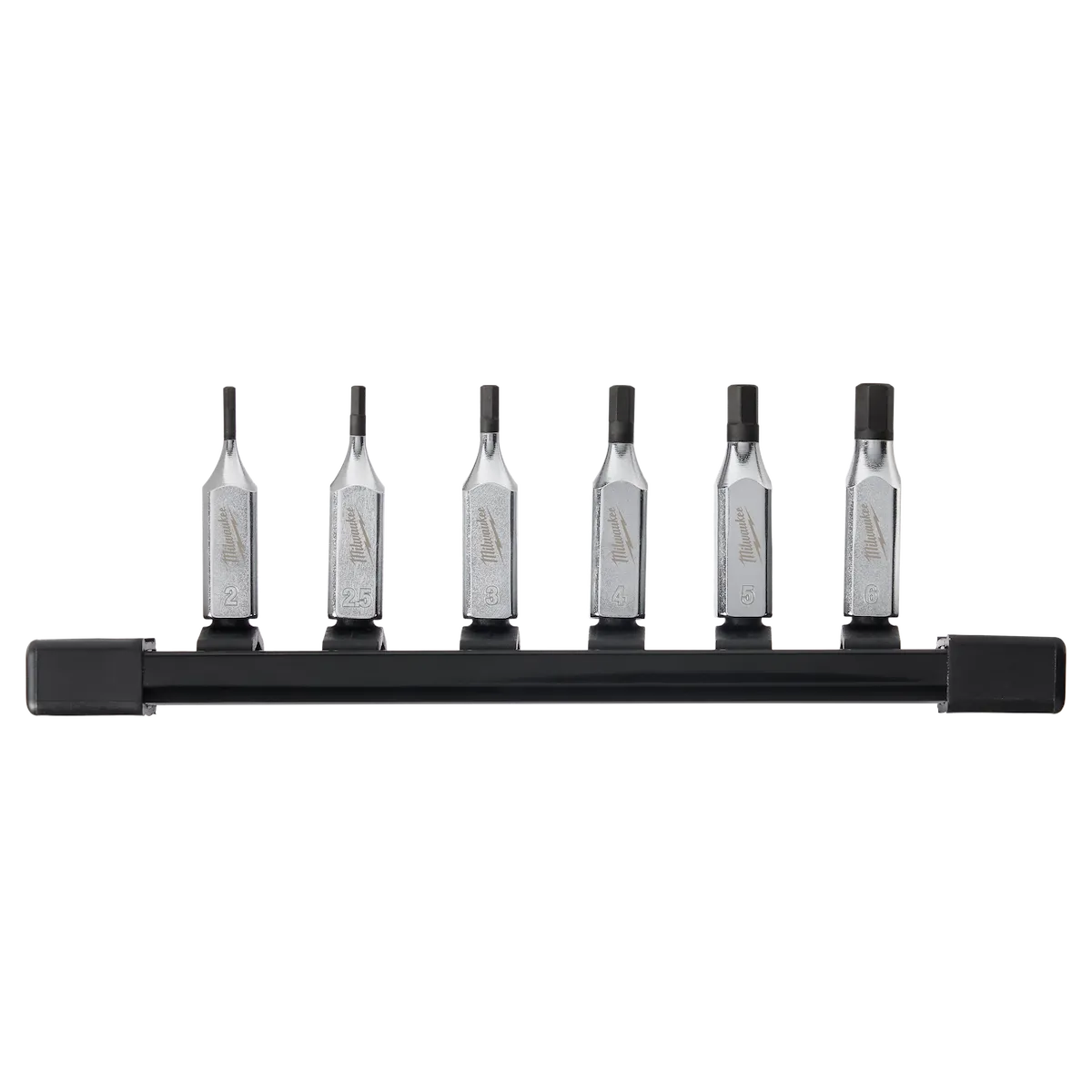 (6PC) 1/4" Drive Hex Bit Socket Set - Metric