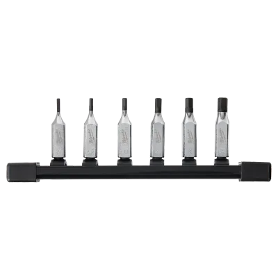 (6PC) 1/4" Drive Hex Bit Socket Set - Metric