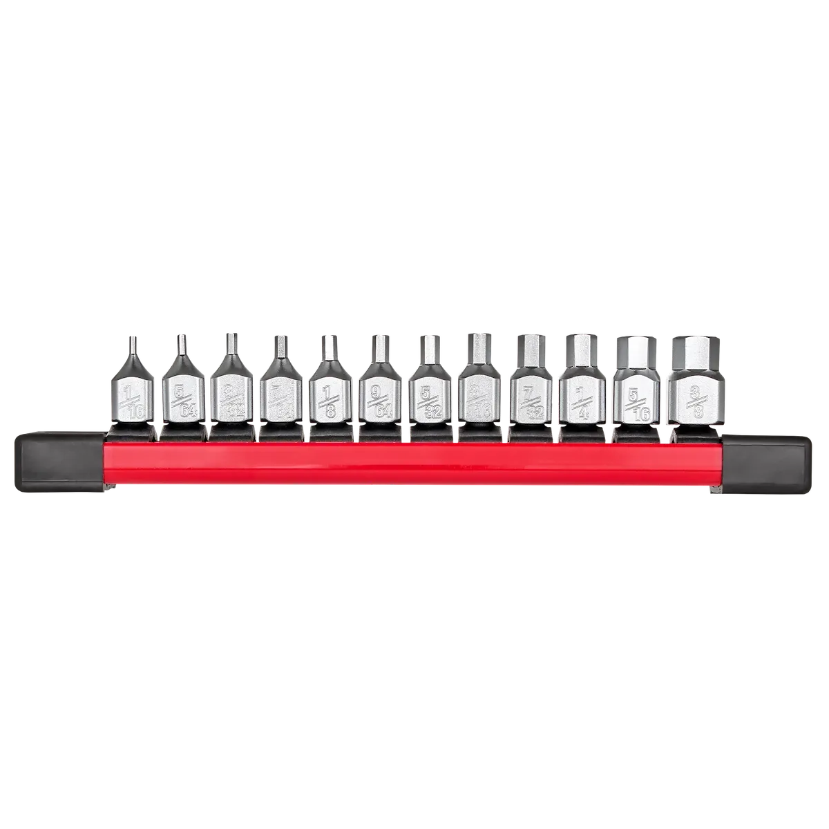 12PC Low-Profile Hex Bit Socket Set - SAE