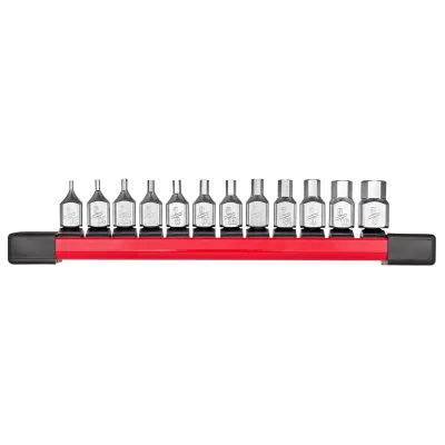 12PC Low-Profile Hex Bit Socket Set - SAE