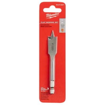 5/8" x 4.5" Flat Boring Spade Bit