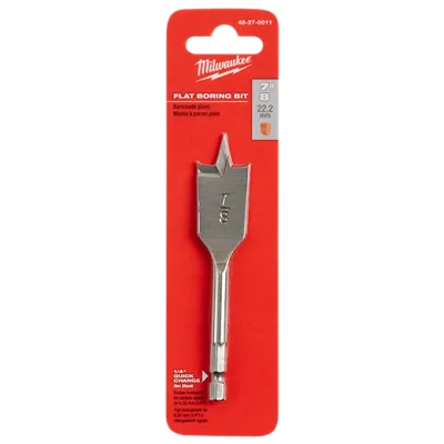 7/8" x 4.5" Flat Boring Spade Bit