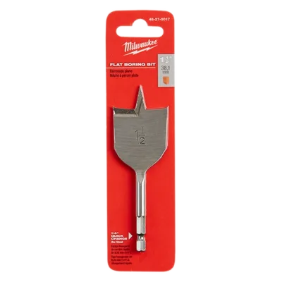 1-1/2" x 4.5" Flat Boring Spade Bit