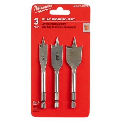 Milwaukee Tool 13 Piece Flat Boring Spade Bit Set 48-27-0020