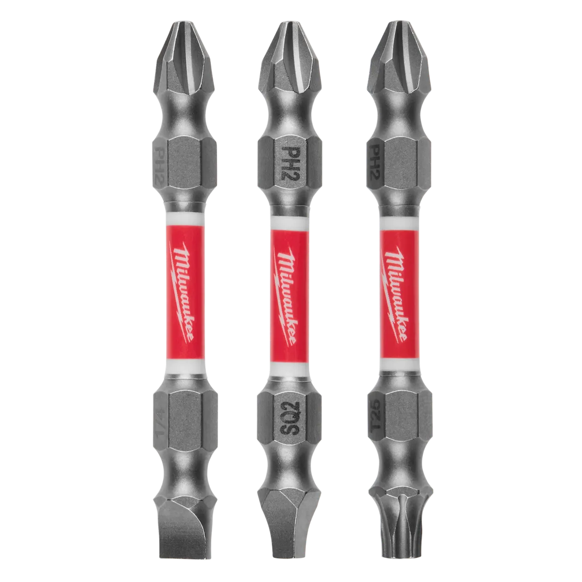 SHOCKWAVE™ Impact Duty PH2/SQ2/T25 Double Ended Driver Bits 3PC