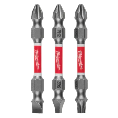 SHOCKWAVE™ Impact Duty PH2/SQ2/T25 Double Ended Driver Bits 3PC