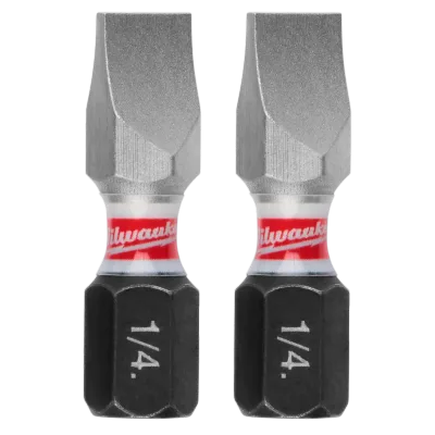 SHOCKWAVE™ 1" Impact Duty Slotted 1/4" Insert Driver Bits (2 PK)