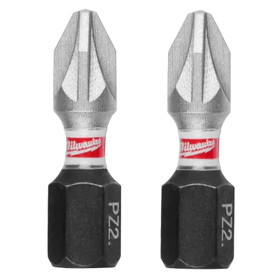 SHOCKWAVE™ 1" Impact Duty Pozidriv #2 Insert Driver Bits (2 PK)