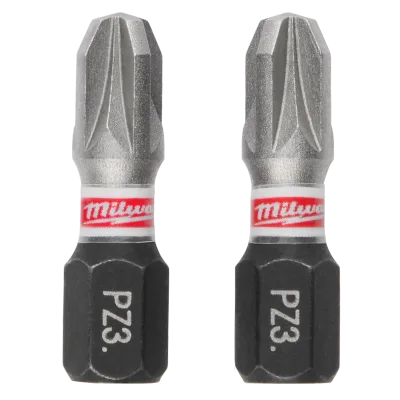 SHOCKWAVE™ 1" Impact Duty Pozidriv #3 Insert Driver Bits (2 PK)