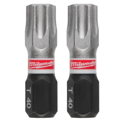 SHOCKWAVE™ Impact Duty 1" T40 INSERT BIT 2PK