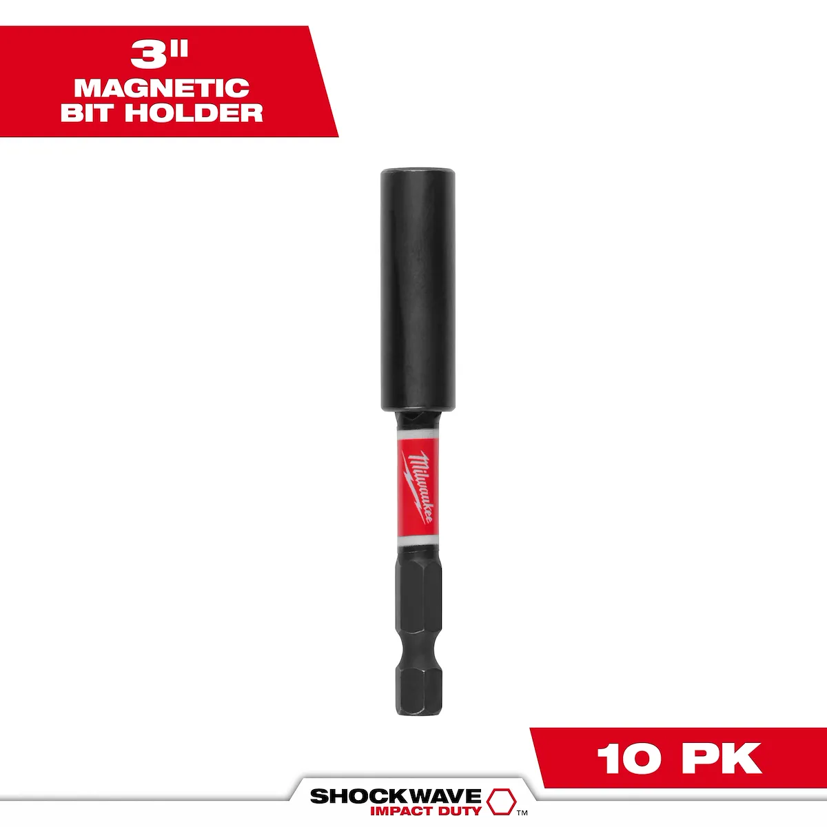 Milwaukee Tool SHOCKWAVE™ 3" Impact Duty Magnetic Bit Holder 48-32-4505