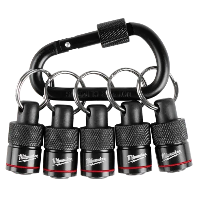 5PC Bit Holder with Carabiner