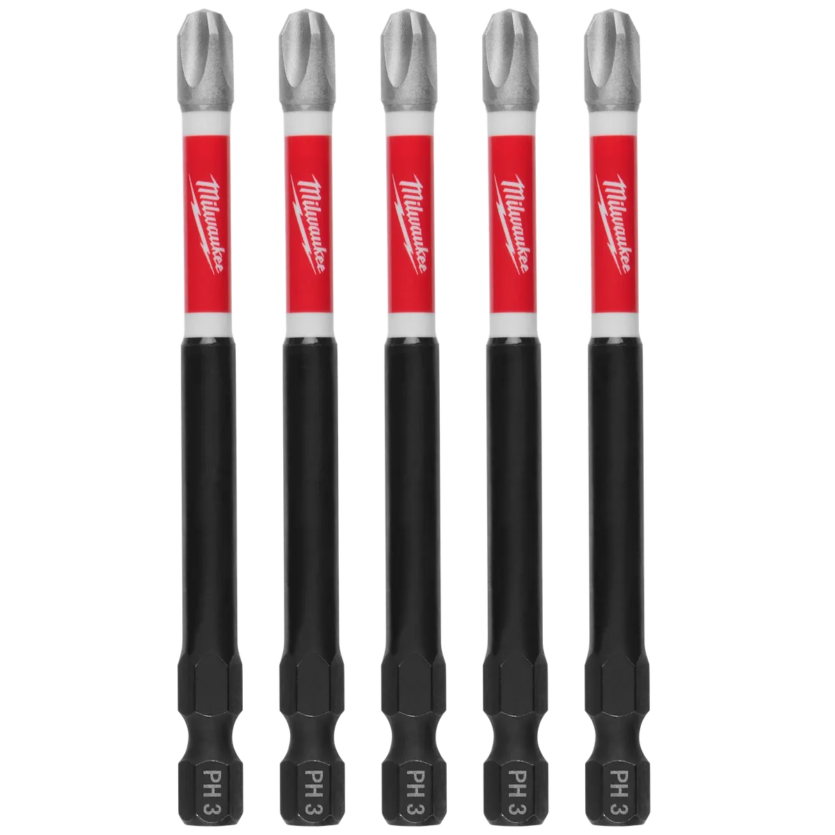 SHOCKWAVE™ 3-1/2" Impact Phillips #3 Power Driver Bits (5 PK)