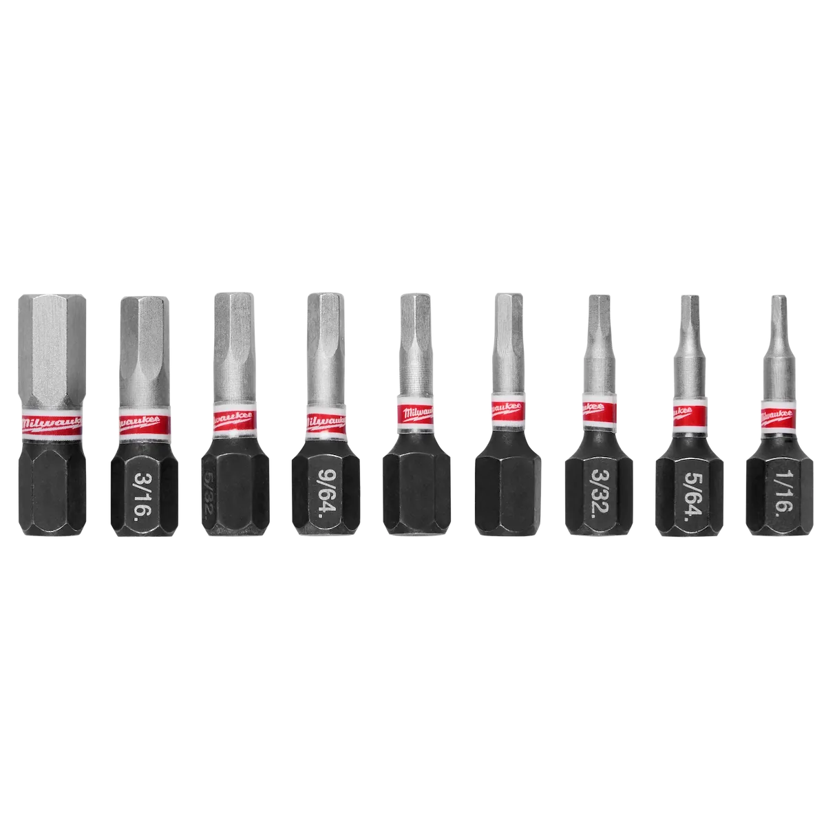 SHOCKWAVE™ 1" Impact Duty Hex Insert Bit Set -9PC