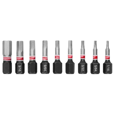 SHOCKWAVE™ 1" Impact Duty Hex Insert Bit Set -9PC