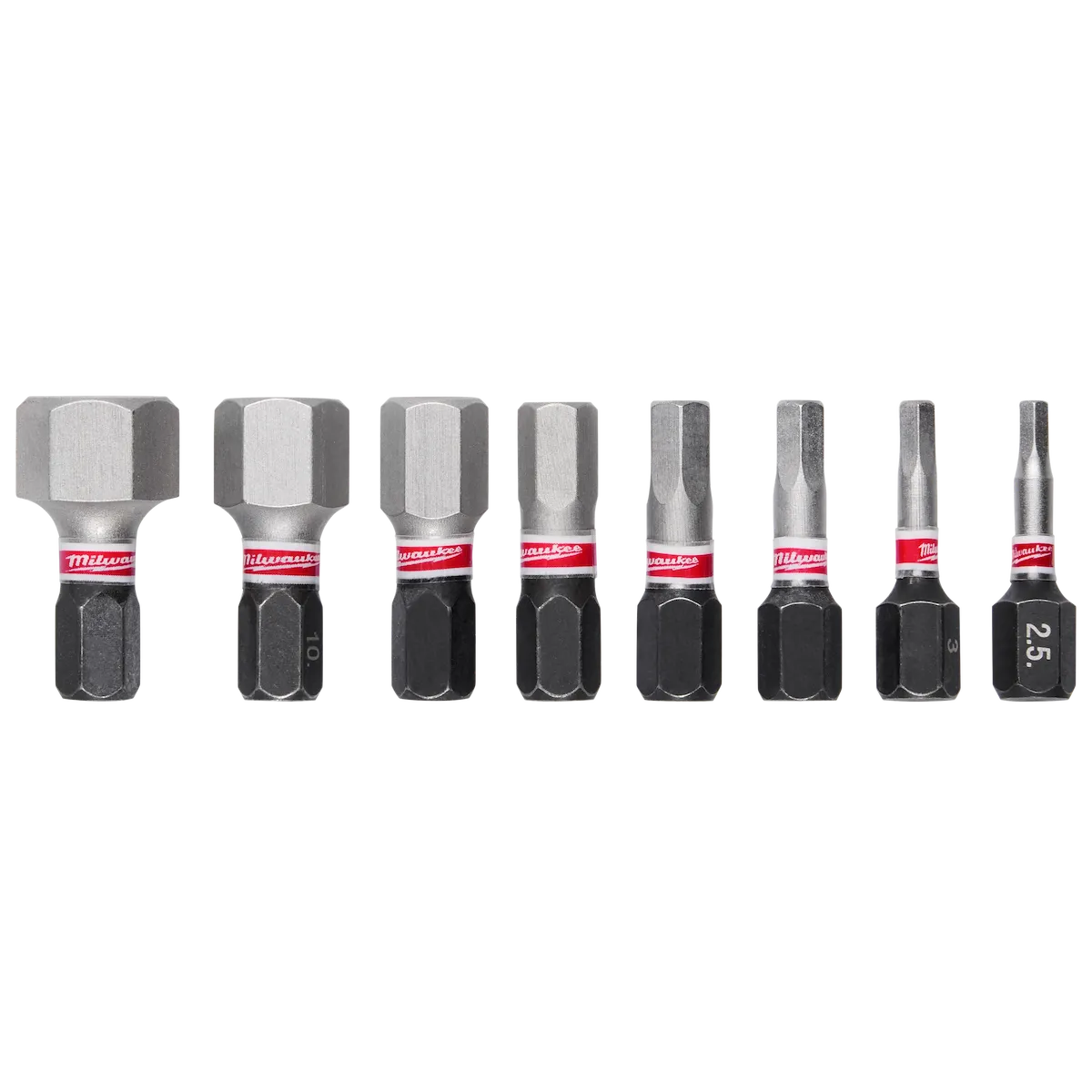 SHOCKWAVE™ 1" METRIC HEX Impact Duty Bit Set 8PC