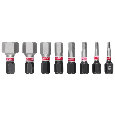 SHOCKWAVE™ 1" METRIC HEX Impact Duty Bit Set 8PC
