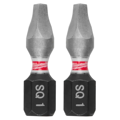 SHOCKWAVE™ 1" Impact Duty Square Recess #1 Insert Driver Bits (5 PK)