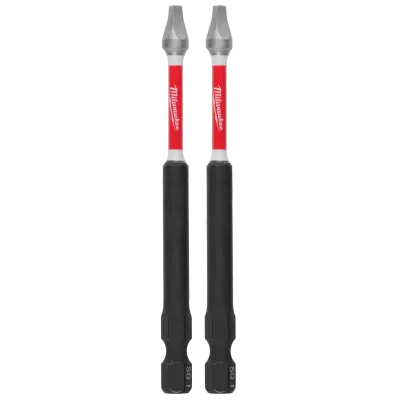 SHOCKWAVE™ 3-1/2" Impact Duty SQ1 Bit (2 PK)