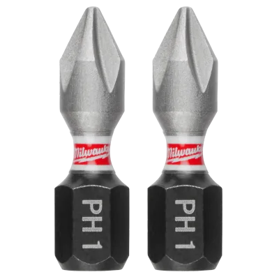 SHOCKWAVE™ 1" Impact Duty Phillips #1 Insert Driver Bits Bulk 25