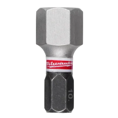 SHOCKWAVE™ 1" Impact Duty Hex 10 MM Insert Driver Bits Bulk 25