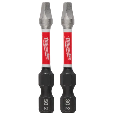 SHOCKWAVE™ 2” Impact Duty Square Recess #2 Power Driver Bits Bulk 25