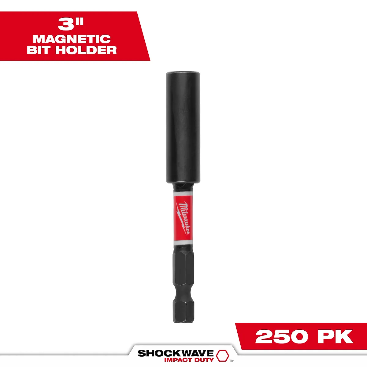 Milwaukee Tool SHOCKWAVE™ Impact Duty Magnetic Bit Holder 48-32-4803