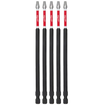 SHOCKWAVE™ 6” Impact Phillips #2 Power Driver Bits (5 PK)