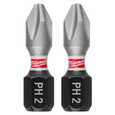 SHOCKWAVE™ 1" Impact Duty Phillips #2 Insert Driver Bits (15 Contractor PK)