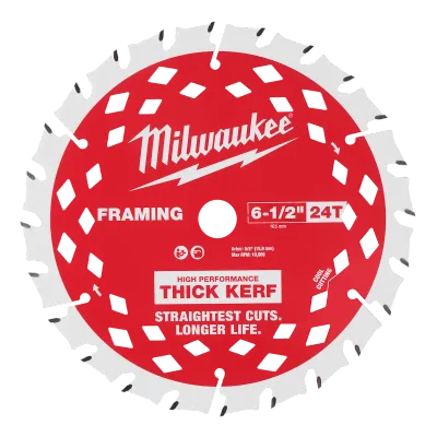 6-1/2” 24T Thick Kerf Framing Circular Saw Blade