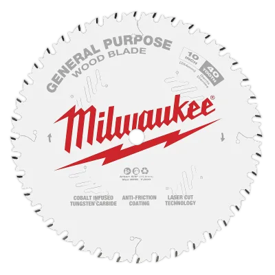 Circular Saw Two-Pack Wood Cutting Blades 12" 44T + 80T