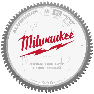 12" 80T Metal Cutting Circular Saw Blades