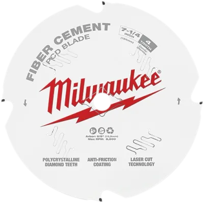 7-1/4" PCD/Fiber Cement Circular Saw Blade