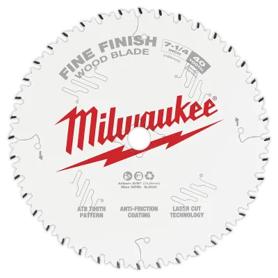6-1/2" 40T Fine Finish Circular Saw Blade (Bulk 10)