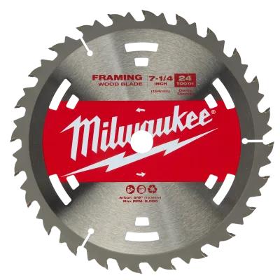 Circular Saw Framing Blades 7-1/4" 24T (10PK)