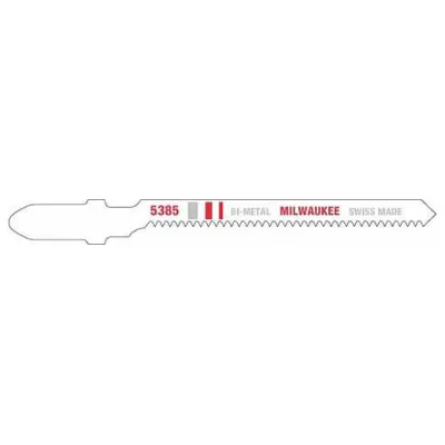Milwaukee 3-Inch 20 TPI T-Shank Bi-Metal Scroll Jig Saw Blade — 5-Pack